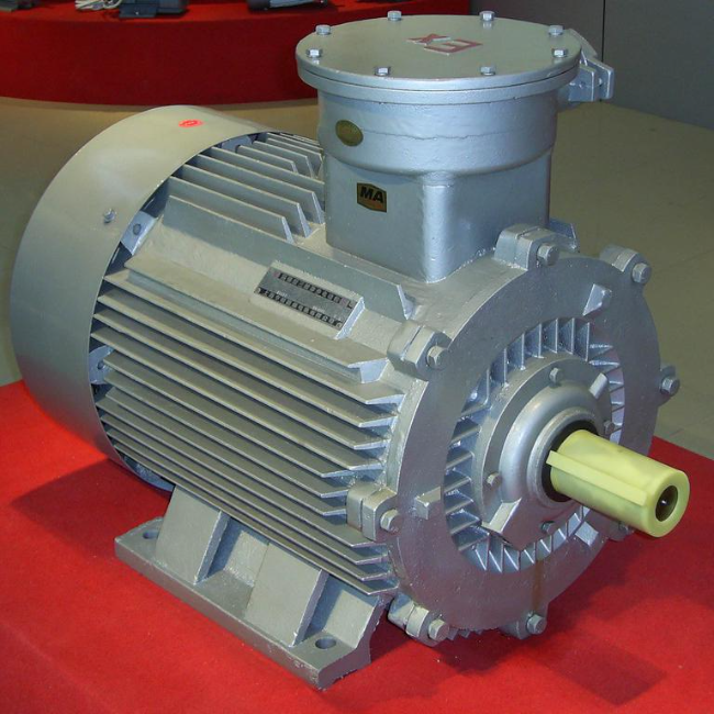 YBE3-200L2-6防爆电机45°角实拍